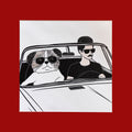 車でドライブする｜Art Canvas 30×30