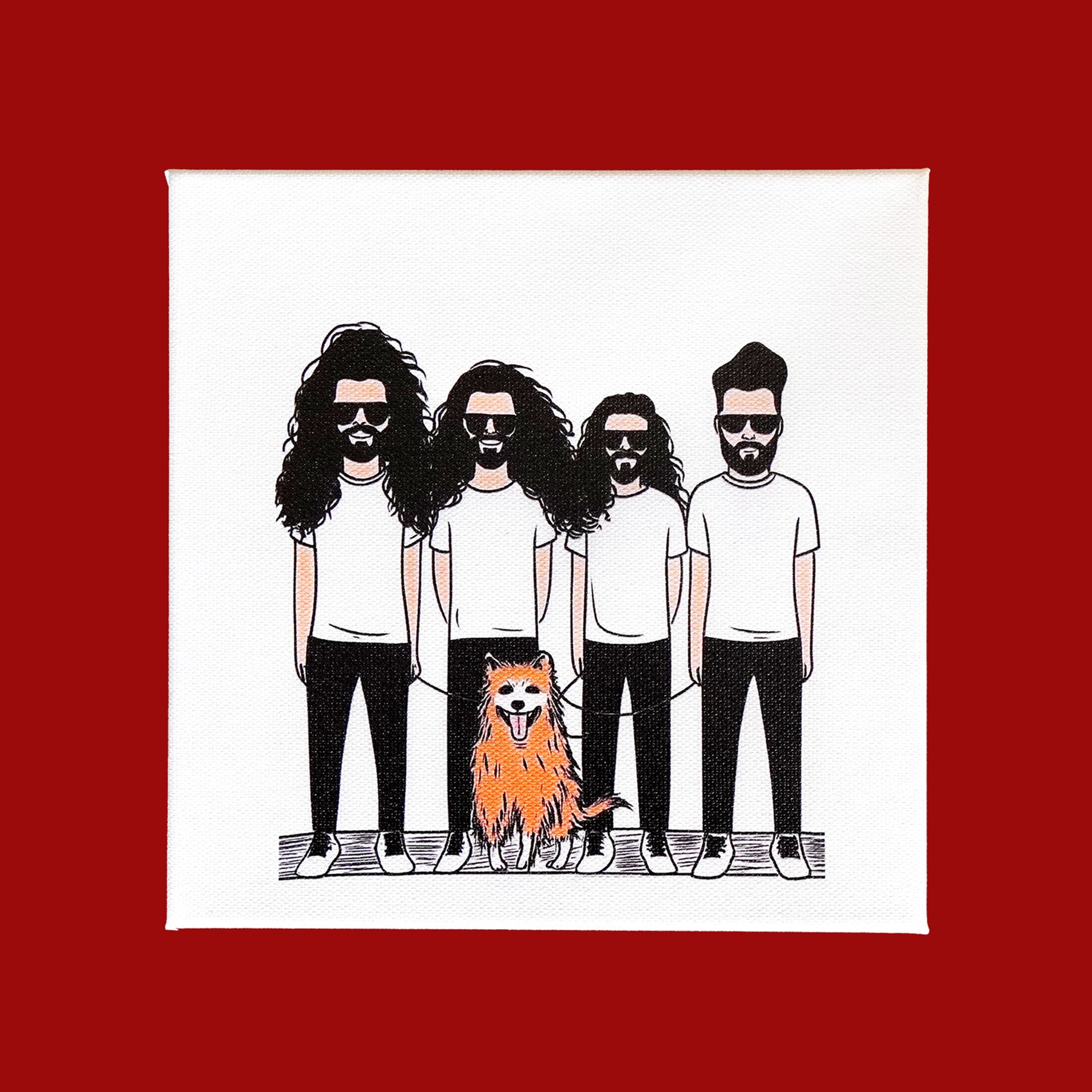 犬ぼーいず｜Art Canvas 20×20